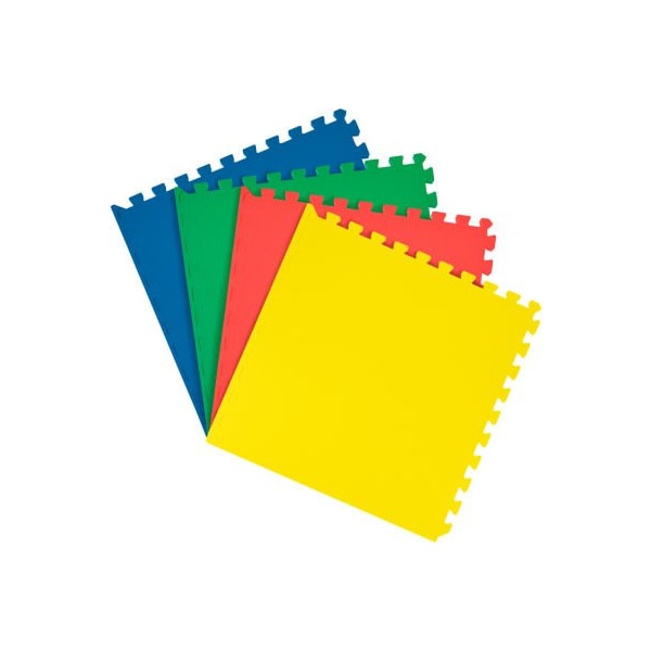 Achim Importing Achim Interlocking Foam Anti Fatigue Floor Tiles 24in x 24in, Multi Color, 4 Pack FMTL201-06 - main